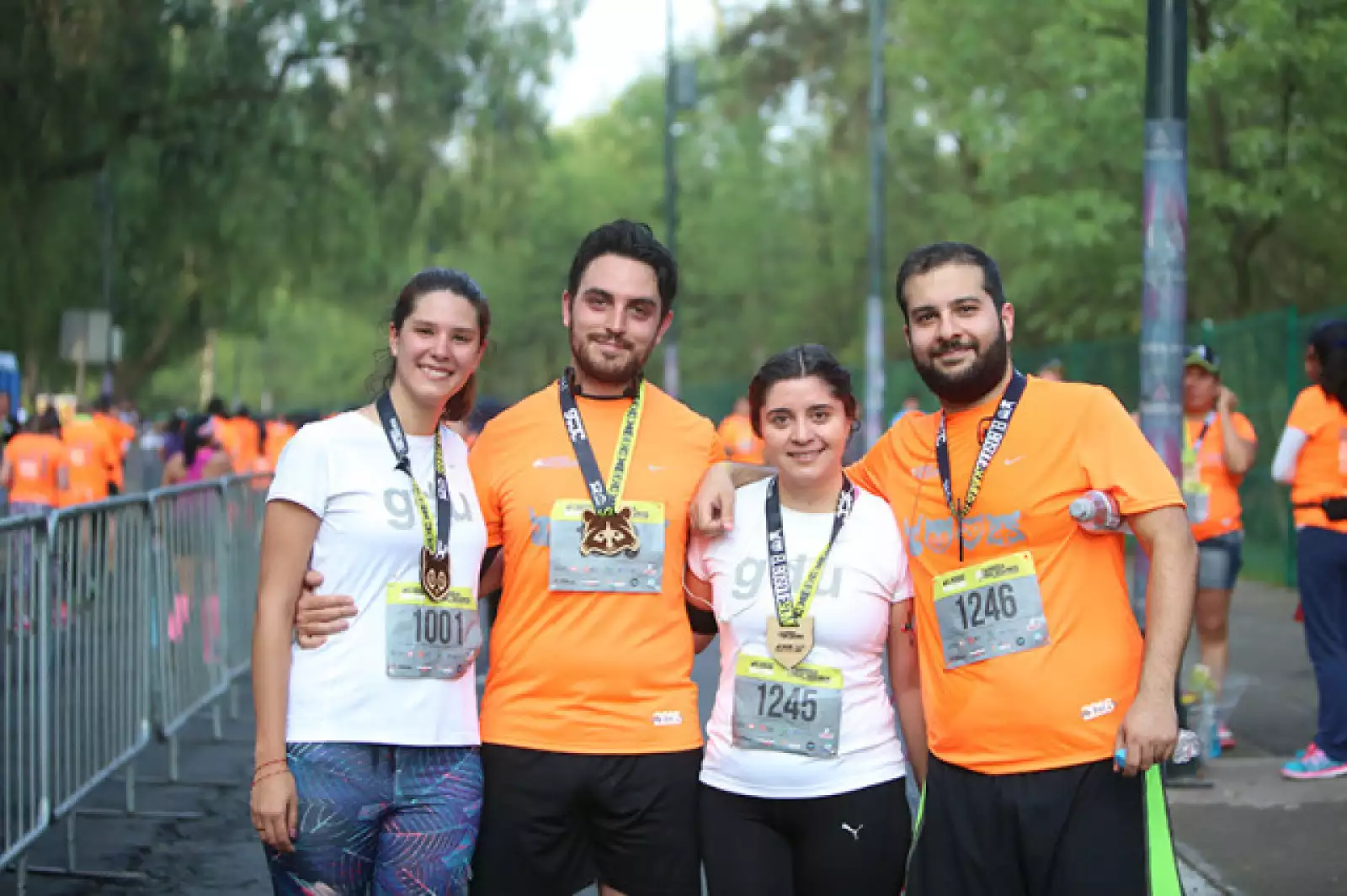 Macarena Candela, Jonathan Oliva, Vanessa Villareal y Luis Máquez