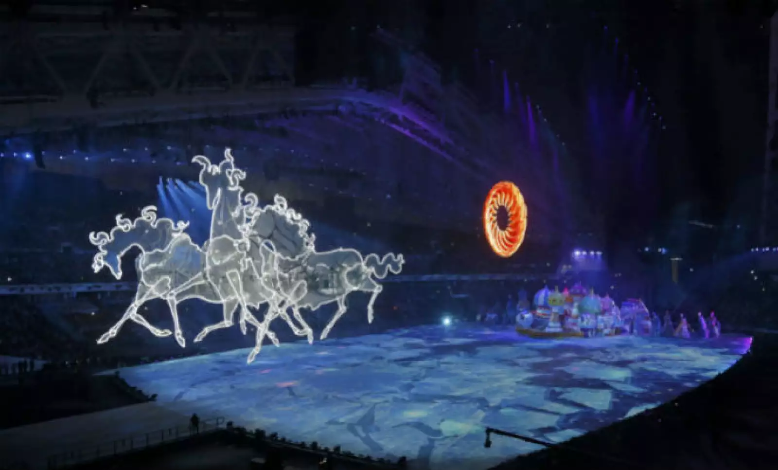 La ceremonia hizo que por un momento se dejara a un lado la polémica que giró entorno a su organización en los últimos meses.