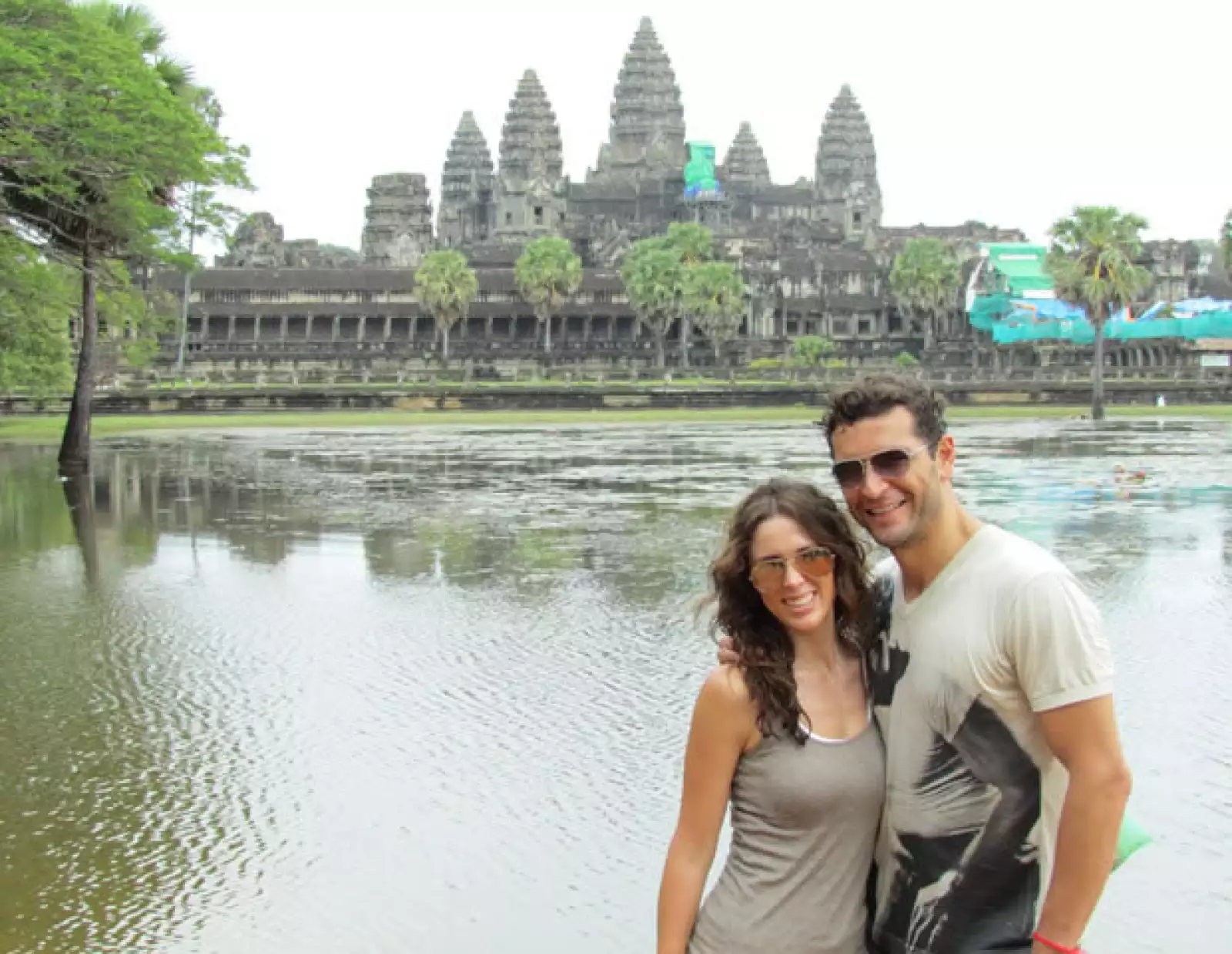 Posteriormente se trasladaron al Angkor Wat.