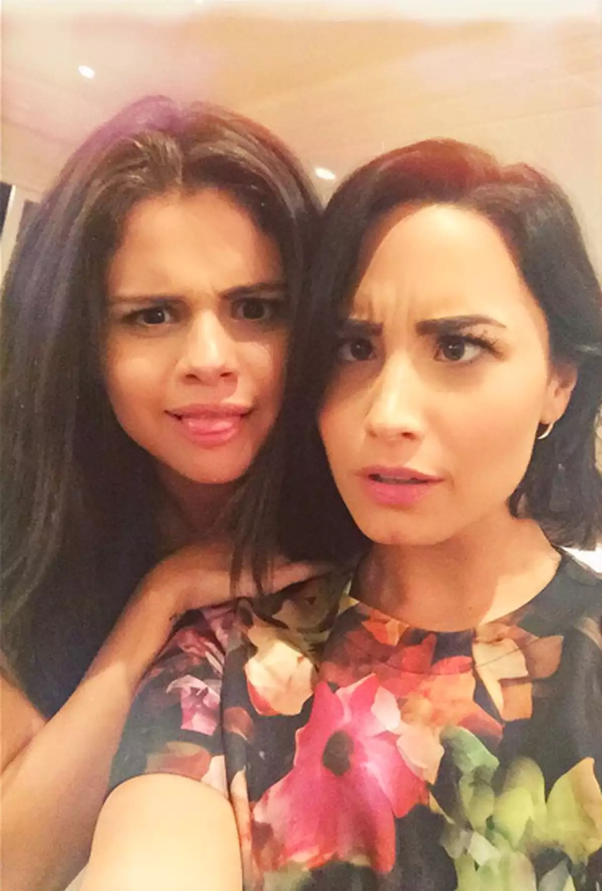 Demi y Selena han tenido diferencias en el pasado, sin embargo, en diciembre de 2015 las desmintieron con esta fotografía. ¿Será que nuevamente se han distanciado?