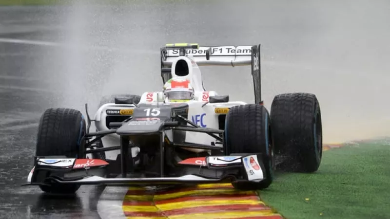 Sergio Pérez calificación Bélgica