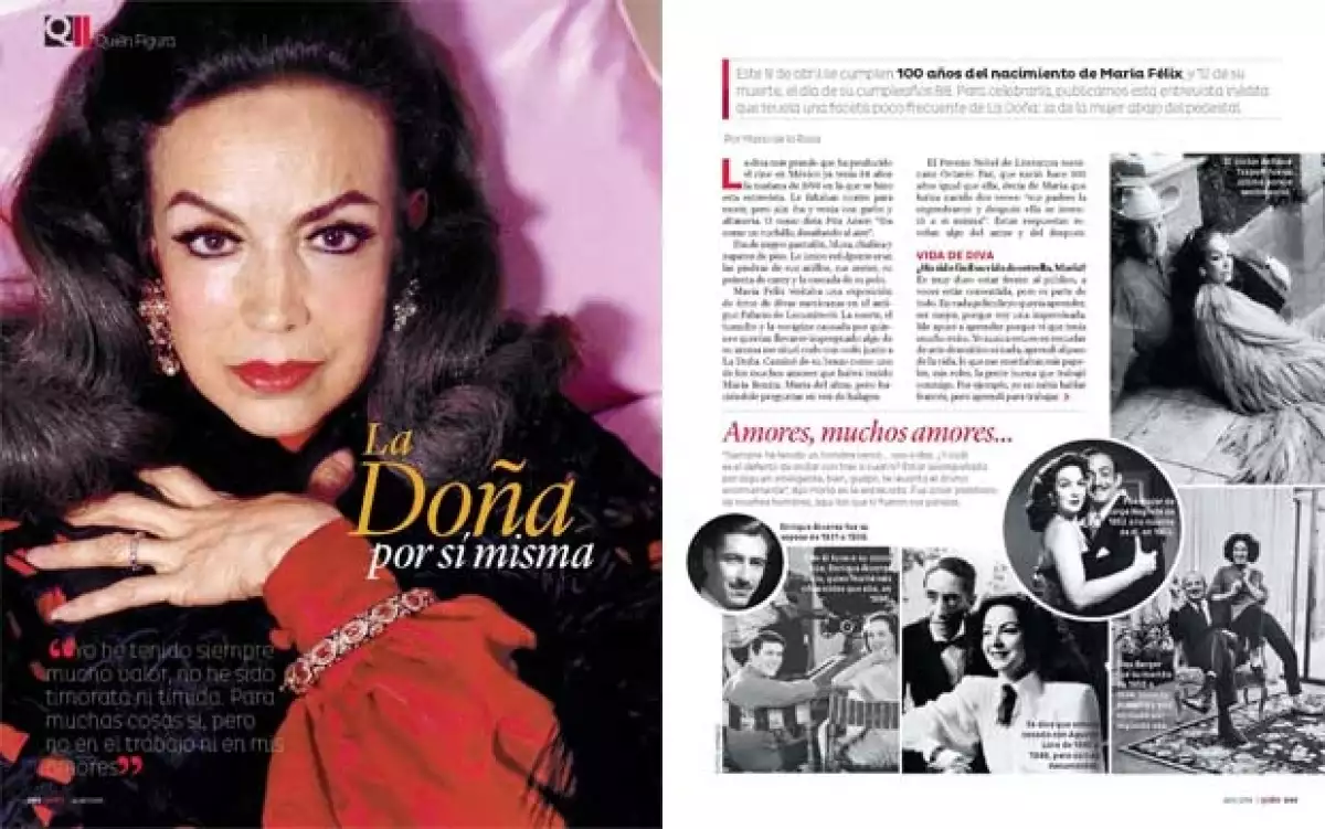 María Félix sigue viva en el recuerdo de quienes la admiraron.