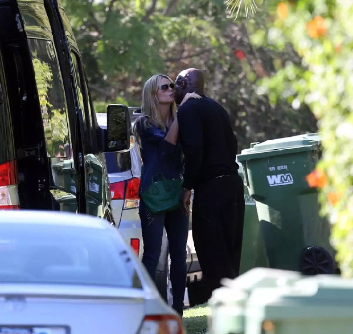 La pareja se saludó cordialmente, dejando en claro que llevan una excelente relación.