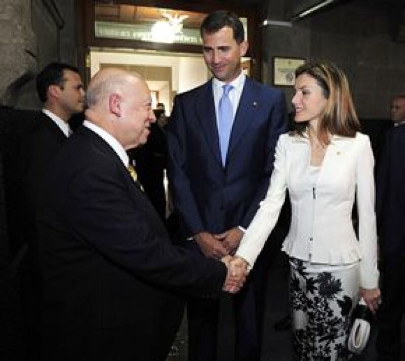 Los príncipes de Asturias estuvieron este martes en la sede del alto tribunal. Por la noche el embajador de España en México, Carmelo Angulo, ofreció una cena en su honor.
