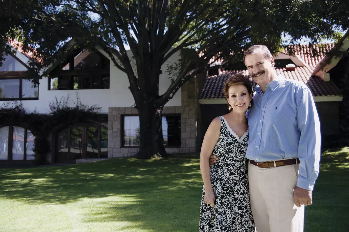 Marta Sahagún y Vicente Fox
