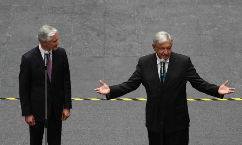 AMLO y Del Mazo