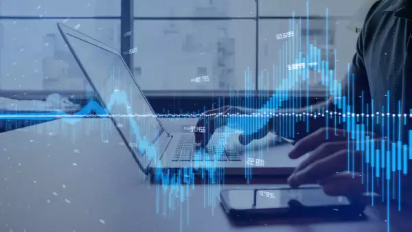 Financial technology concept.