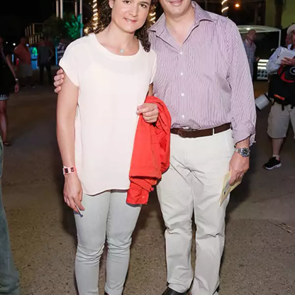 Lorena Ochoa y Andrés Conesa