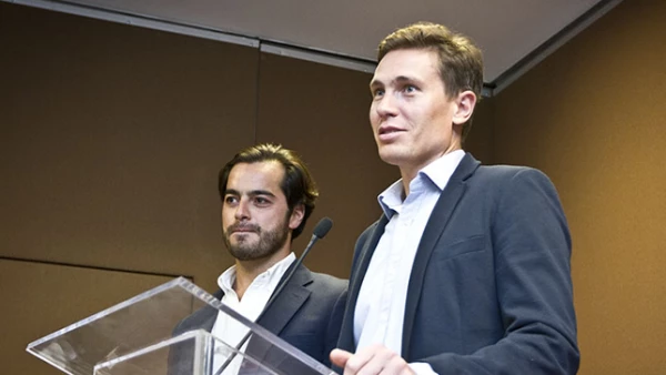 Carlos Orellana y Javier Okhuysen fundadores de salaUno, ganadores de la edición Emprendedores 2012 de la revista Expansión y el sitio CNNExpansión, animaron a los finalistas y compartieron su experiencia.