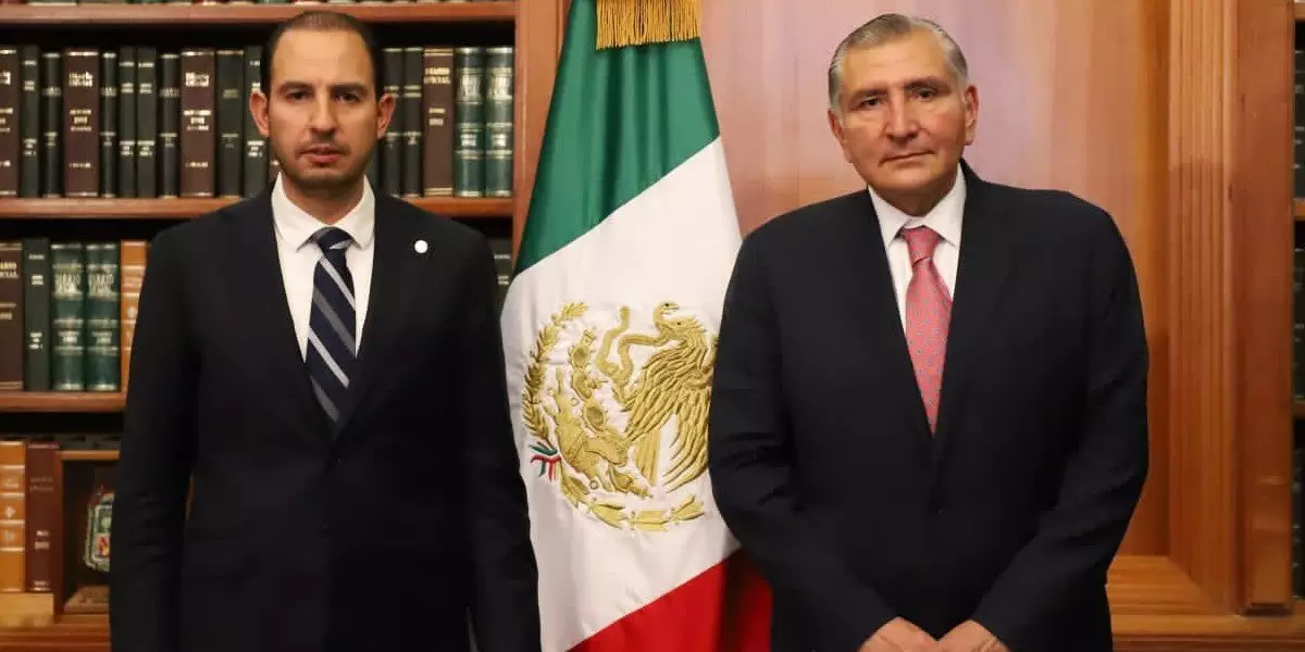 Marko Cortés y Adán Augusto