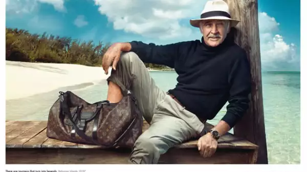 El actor Sean Connery posó en 2008 para la firma. ¿El lugar? Bahamas.