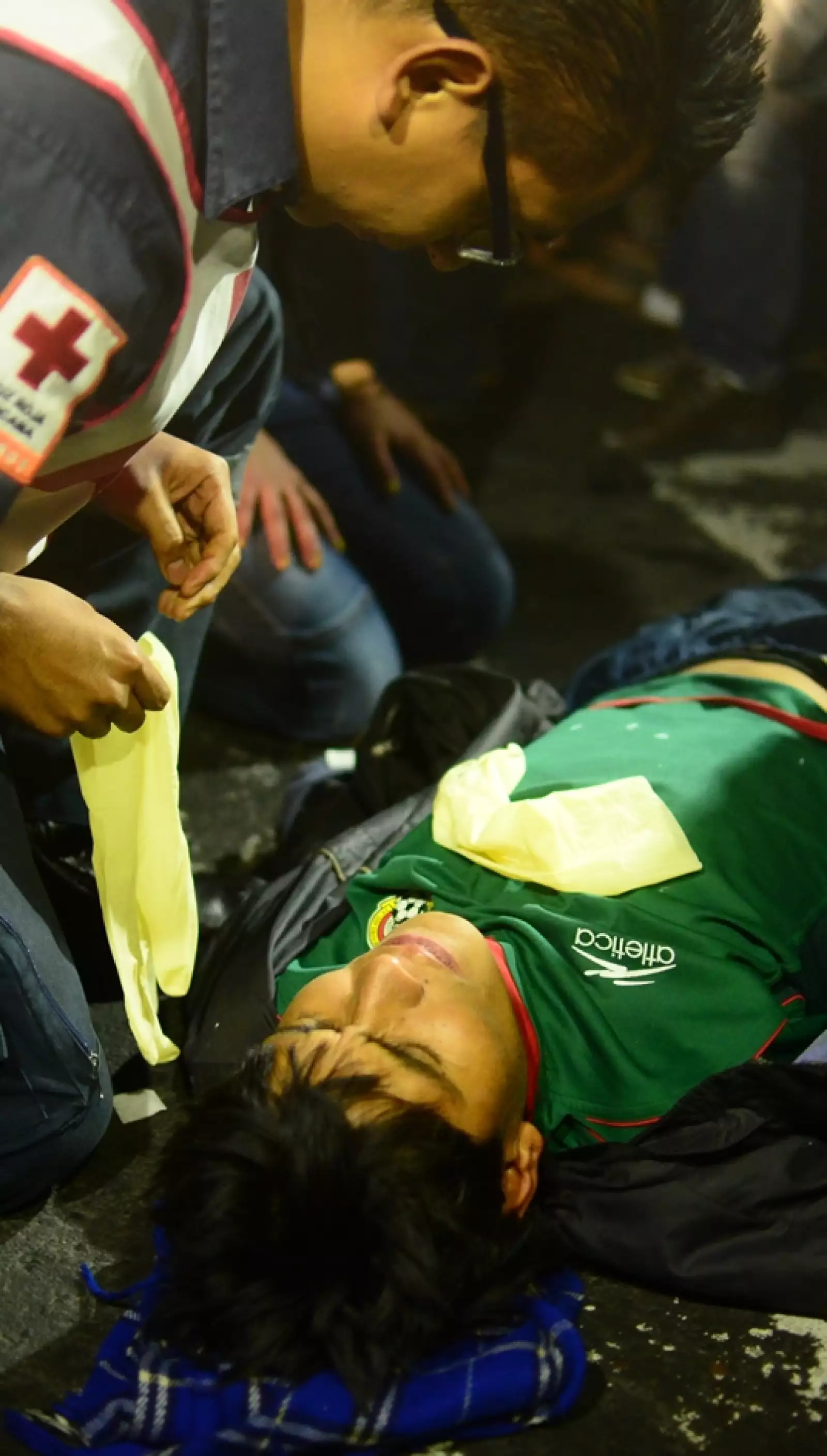 Herido Zocalo Ayotzinapa