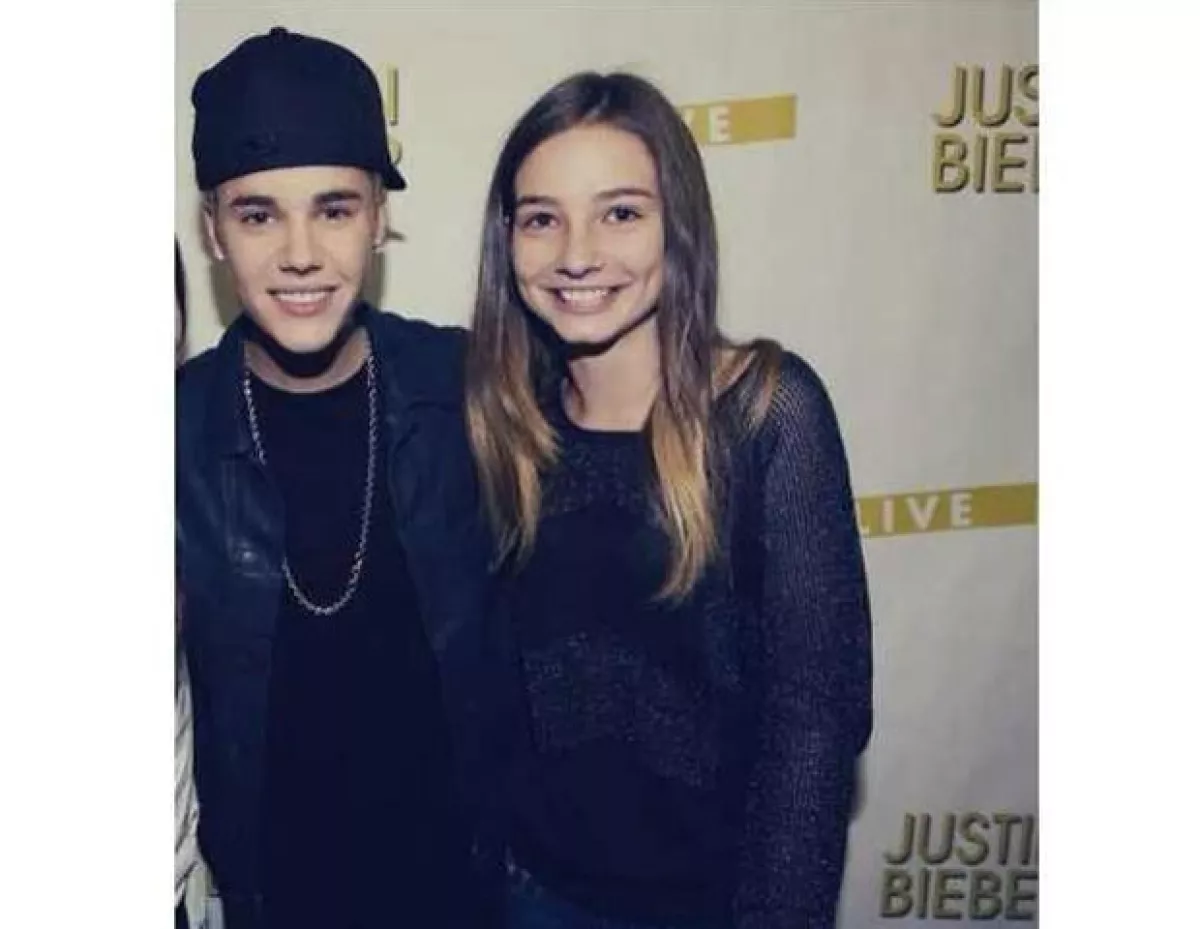 Meadow es admiradora de Justin Bieber.
