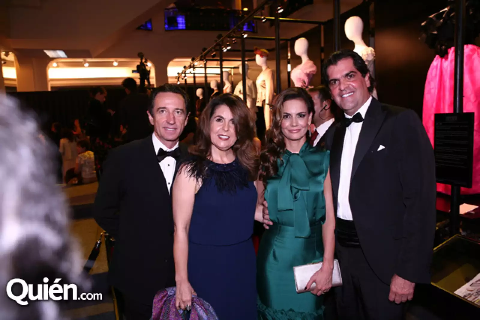 Gonzalo Hevia, Teresa Baillères, María José y Alejandro Baillères
