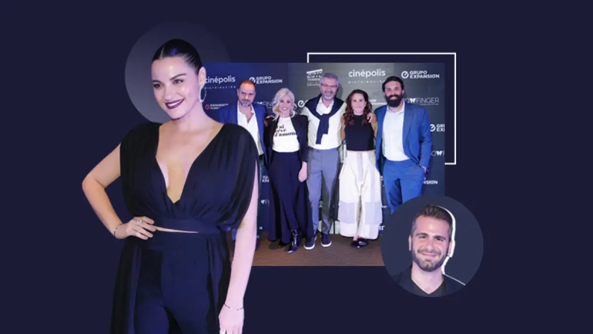 Maite Perroni en la premier de la película Sin ti no puedo.