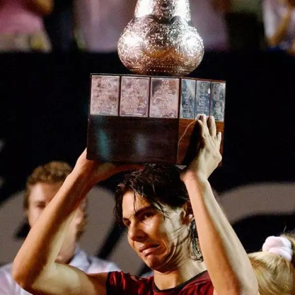 Fue en 2005 cuando Nadal ganó en dos sets el Abierto de Tenis en Acapulco, México.