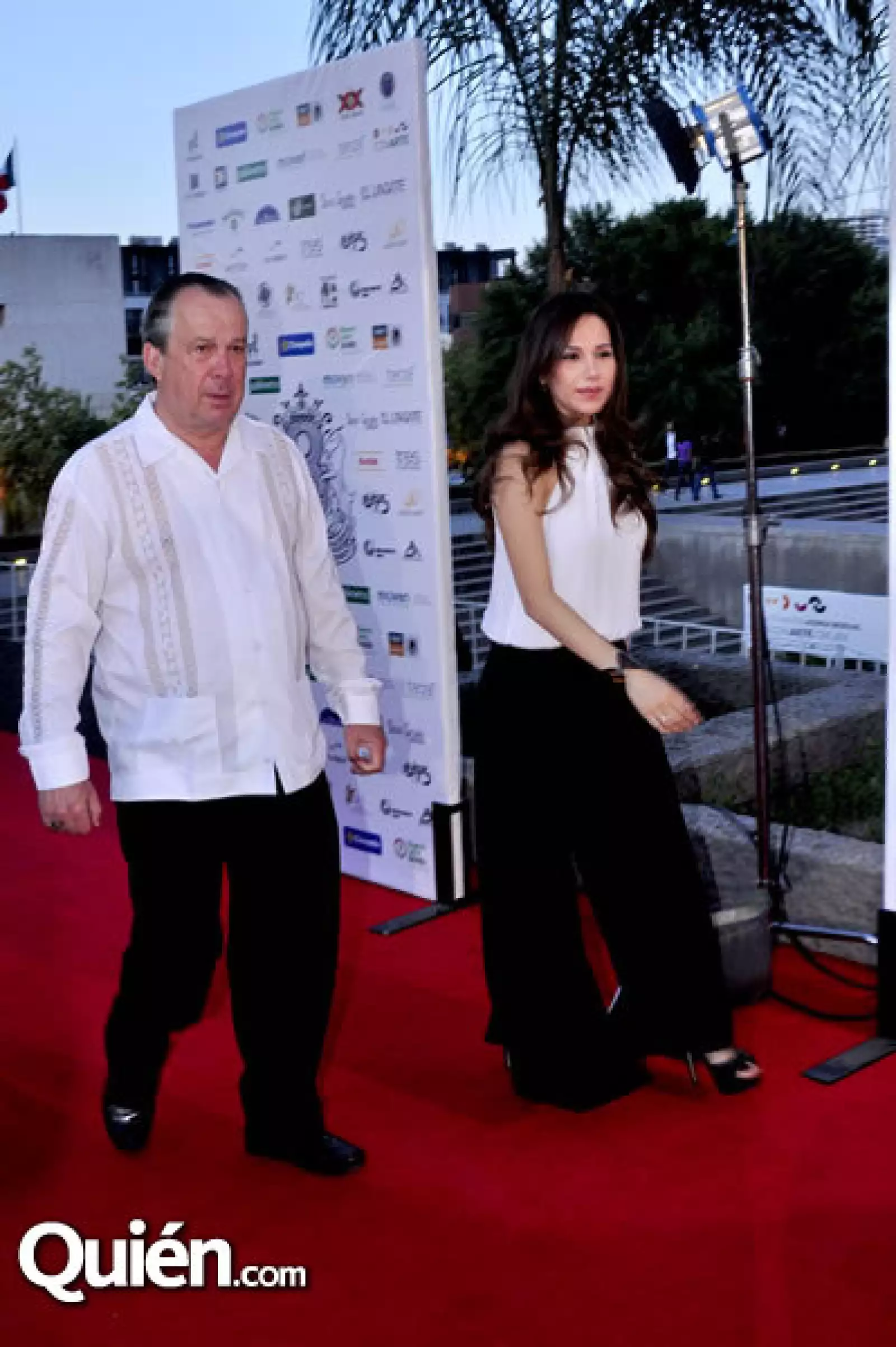 Mauricio Fernández y Aleida Ortega