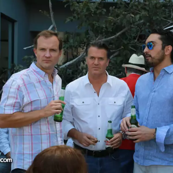 Carlos Romero,Enrique Gavica y Tomas Lange