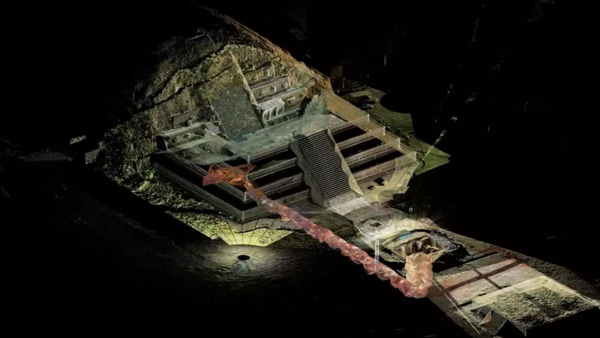 teotihuacan, templo de la serpiente, hallazgo, descubren, piezas, tumba, gobernantes, inah, expertos, arqueologos, robot, tlaloc ii,