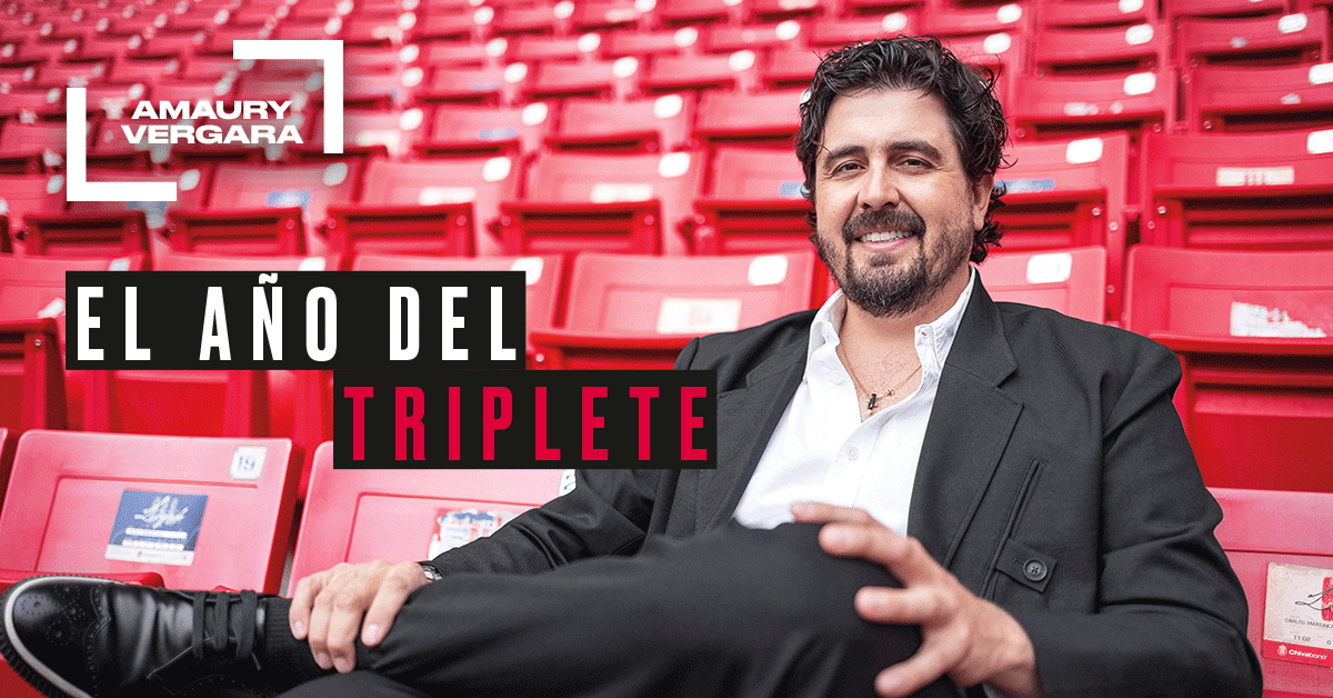 Amaury Vergara: el año del triplete