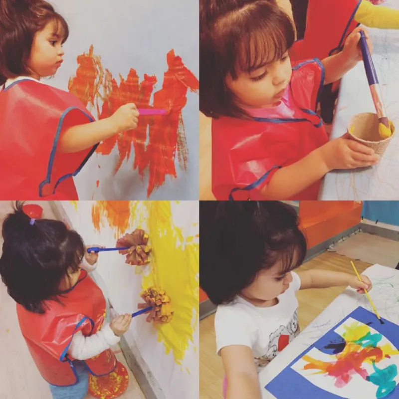 La más pequeña de los Derbez parece haber heredado el talento artístico de su familia, aunque ella prefiere la pintura.