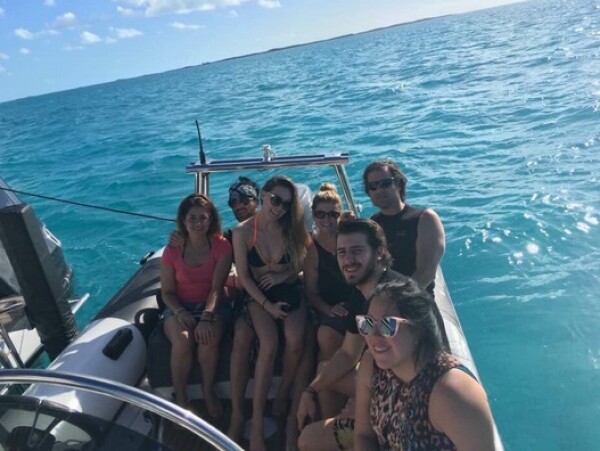 Belinda y la famlia de Criss Martin