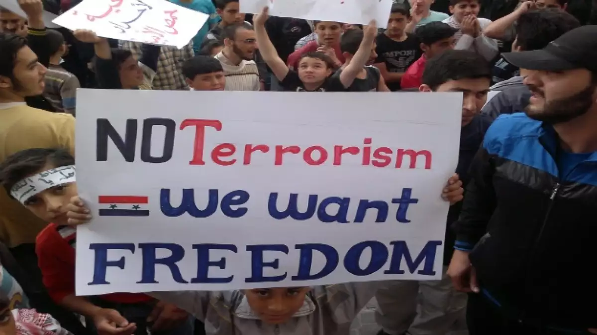 No al terrorismo