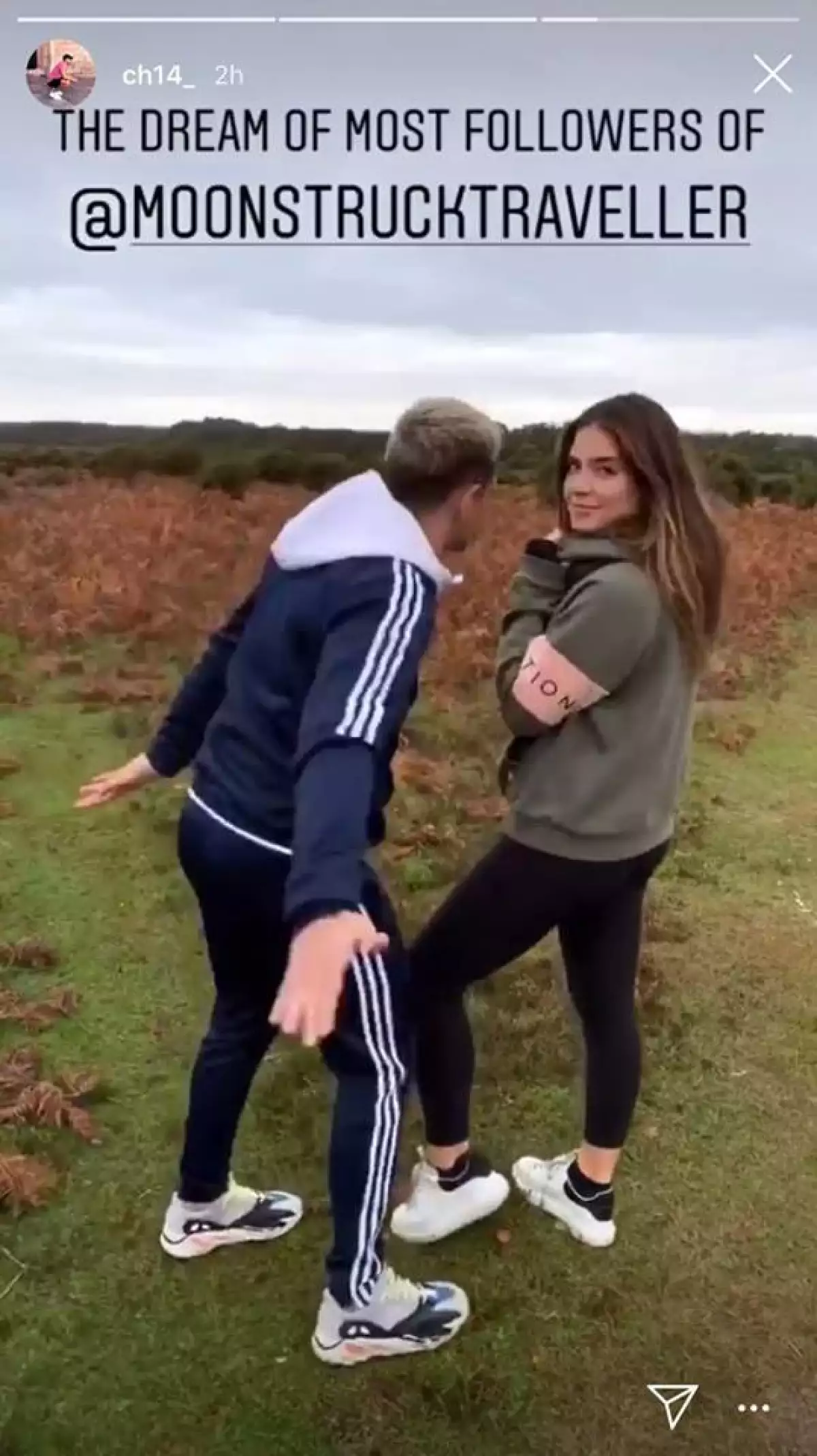 Javier Hernández y Sarah Kohen