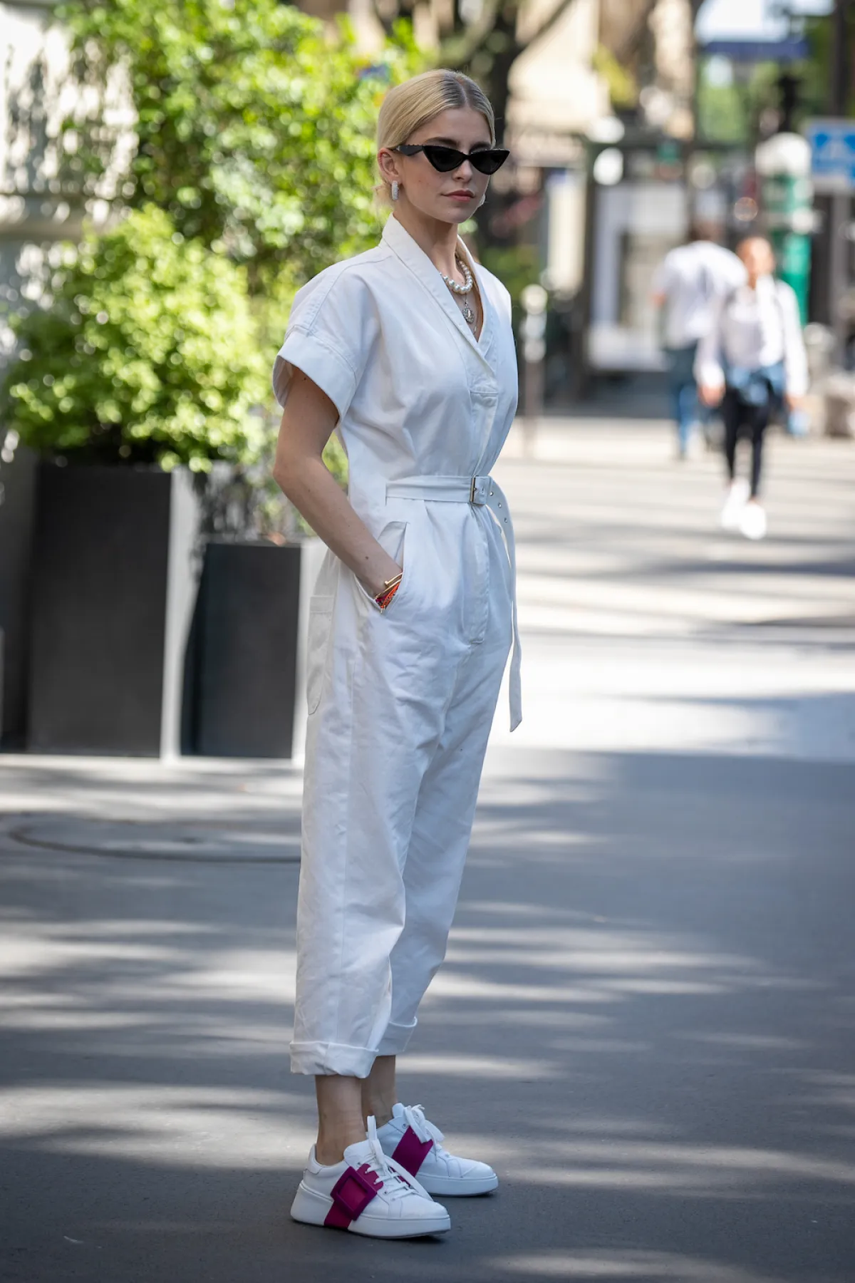 Roger Vivier: Streetstyle - Paris Fashion Week - Haute Couture Fall/Winter 2019/2020