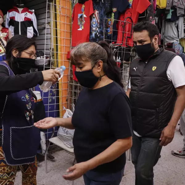 Reopening Of The San Lorenzo Tezonco Market In Iztapalapa, Mexico