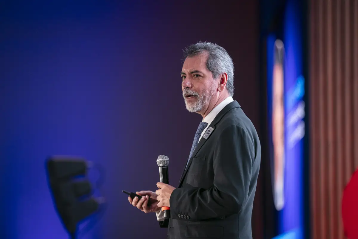 Édgar Amador Zamora, secretario de Hacienda, participa en el Expansión Summit 2026. Foto: Anylú Hinojosa-Peña/Expansión. 