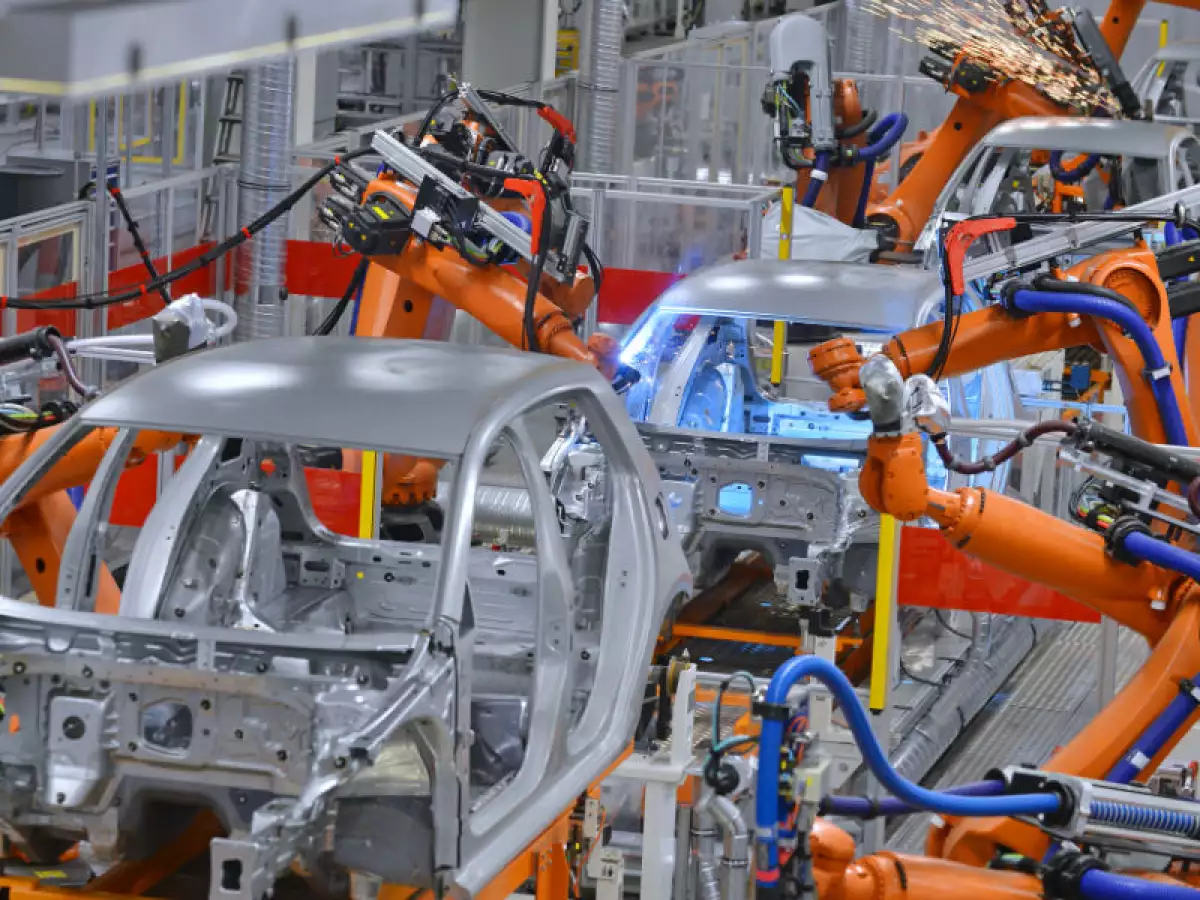 robots soldadores de autos