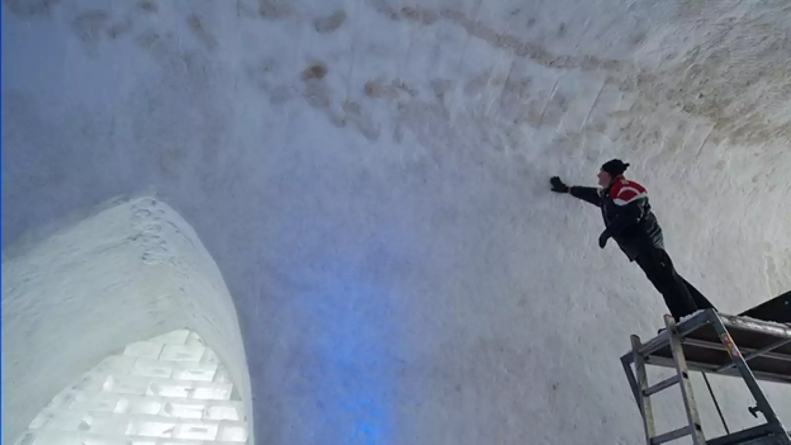 hielo, invierno, dios