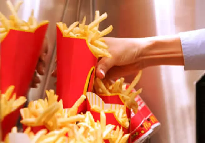 Las ventas de la cadena de comida rápida crecieron 3.1% en EU. (Foto: AP)