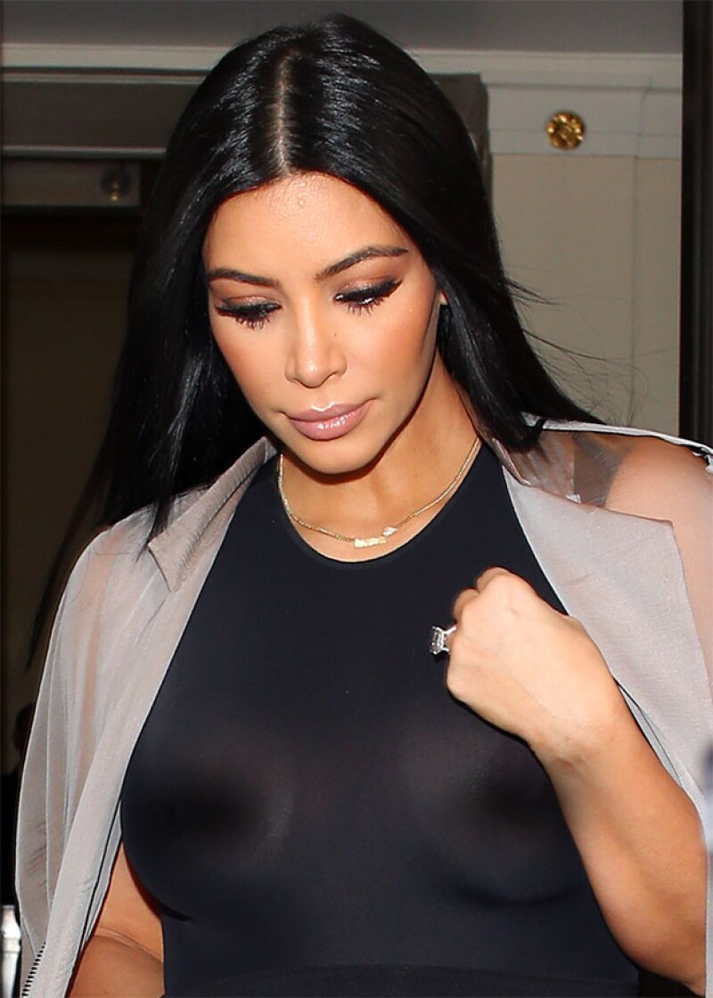 A Kim no le importó mostrar de más.
