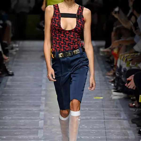 Prada show, Runway, Spring Summer 2019, Milan Fashion Week, Italy - 20 Sep 2018