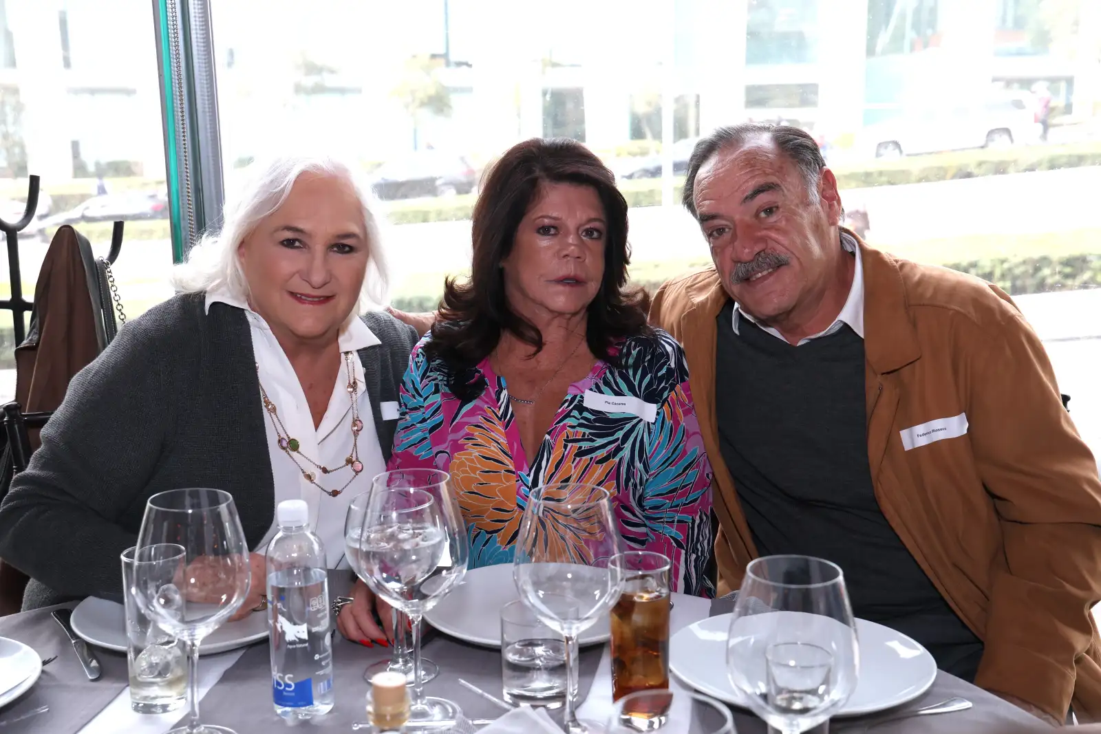 Maricarmen Rodríguez, Pía Cáceres y Federico Rioseco 