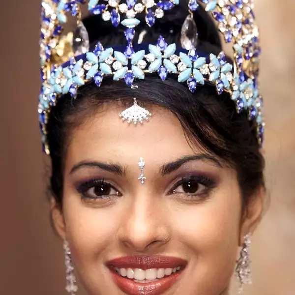 Priyanka Chopra en diciembre del 2000.