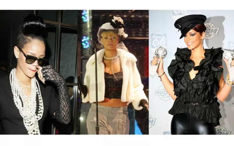 La cantante es fanática de combinar texturas, colores y estilos, tanto en su ropa como en el pelo o accesorios.