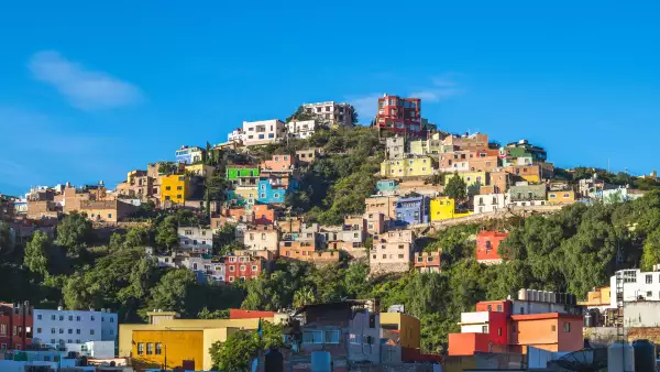 skyline of Guanajuato