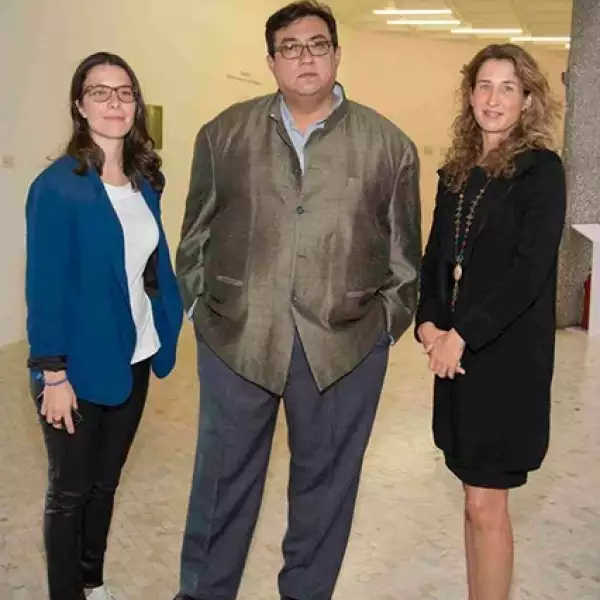 Amanda Echeverría, Cuauhtémoc Medina y Úrsula Verea