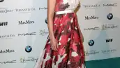Rosamund Pike en un diseño Pre-Fall 2015 de Giambattista Valli.