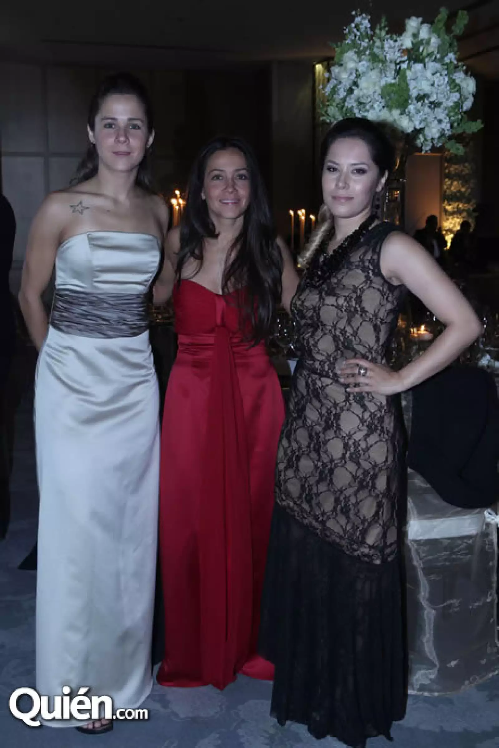 María Pérez, Patricia Valdés y Pita Corral