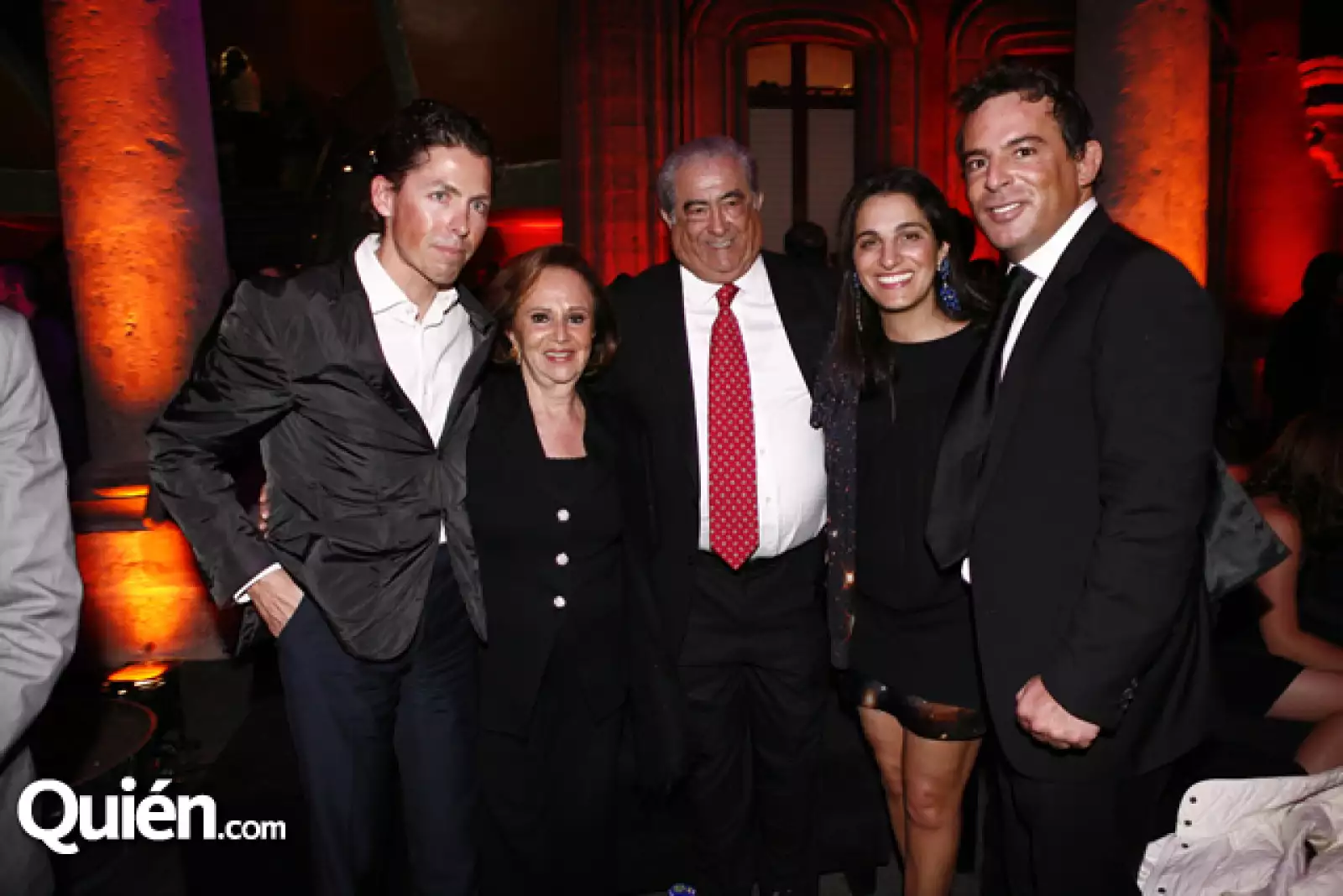 Fernando Romero, Isabel de López, Eugenio López, Soumaya Slim y Eugenio López