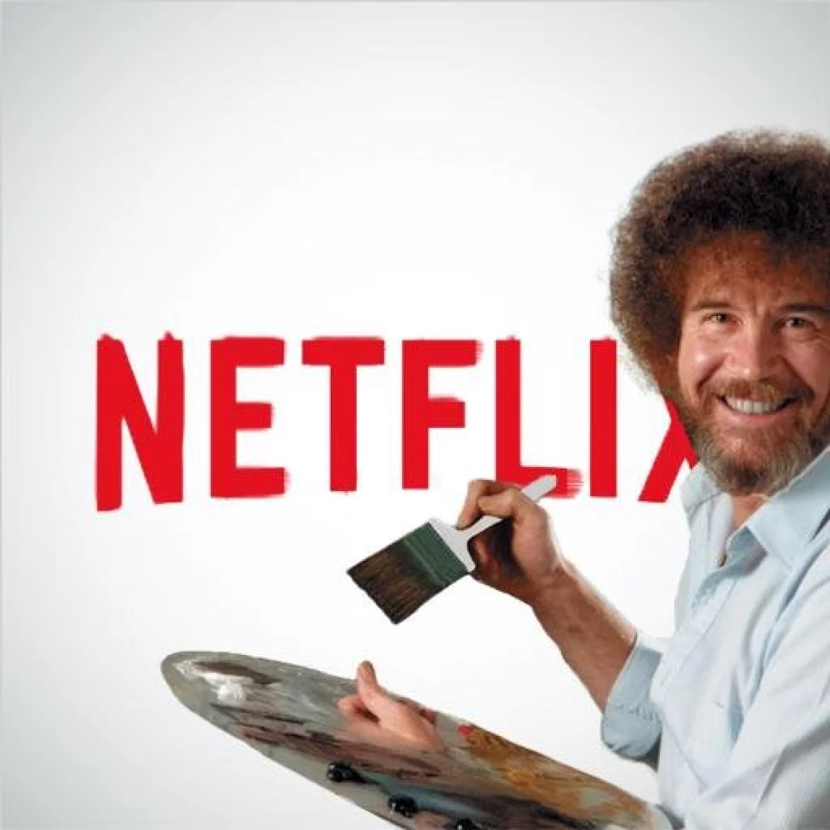 Bob Ross solía resaltar la belleza en sus paisajes al óleo.