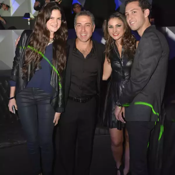 Melie Zaga,Mauricio Hanono Lilian y David Hanono