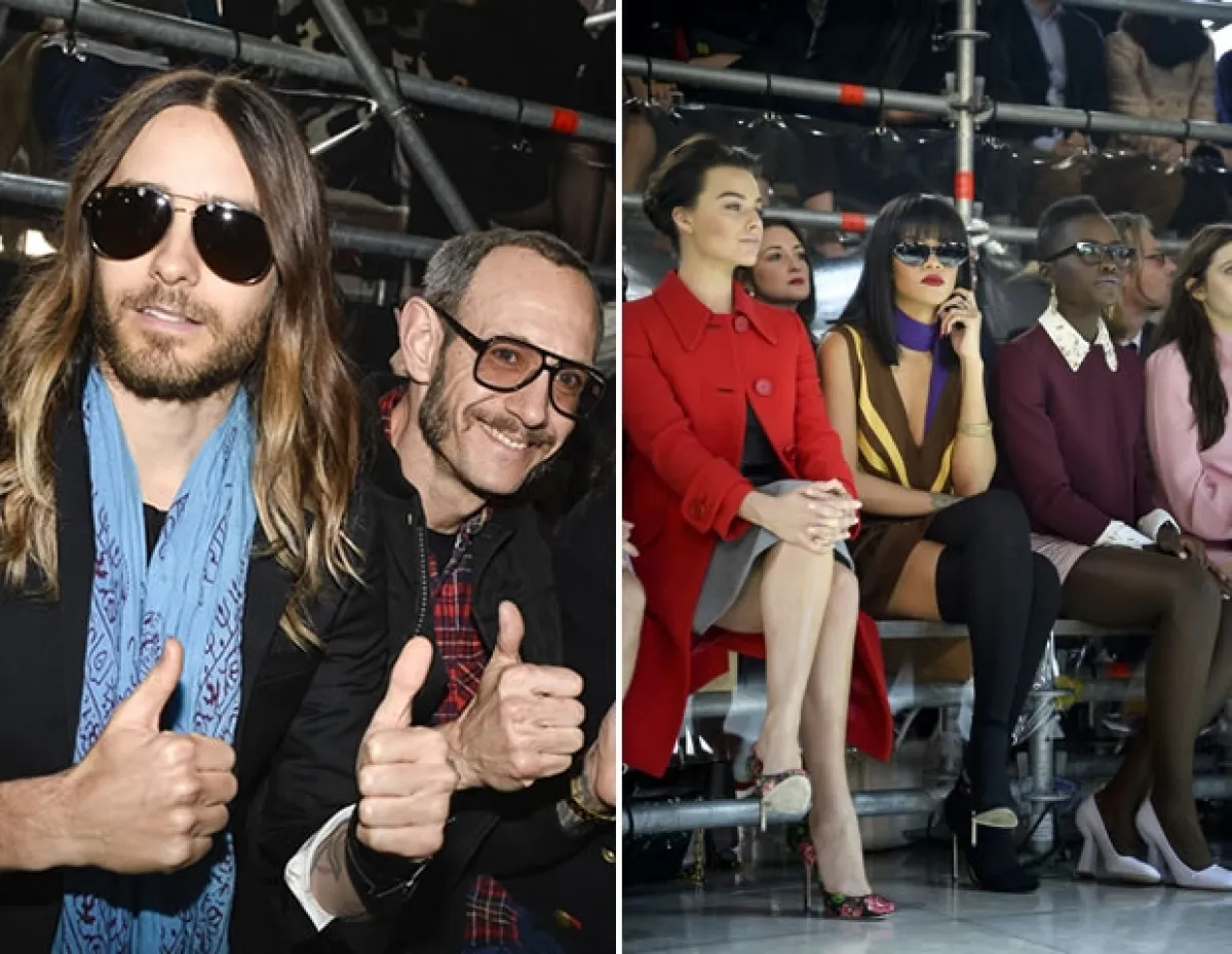 Jared Leto y Terry Richardson en Paris Fashion Week