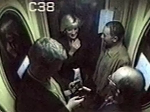 CCTV footage showing the final hours of Princess Diana and Dodi Fayed as seen by the jury at the inquest into their deaths, High Court, London, Britain - Oct 2007
