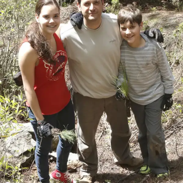 Ana, Jaime y Emilio Pous