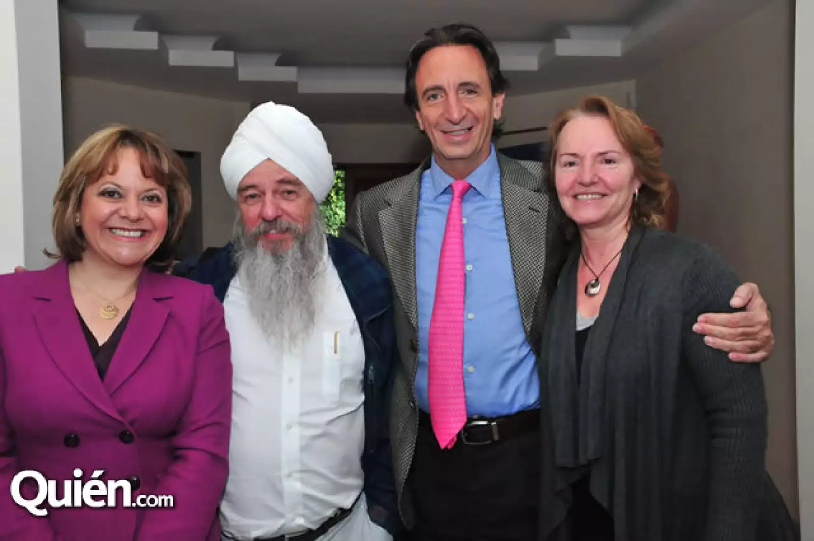 Martha Delgado,Jai Harisingh,Michel Domit y Vicky Gurza